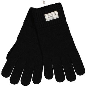Accessoires Gant Gebreide Wollen Handschoenen in Zwart