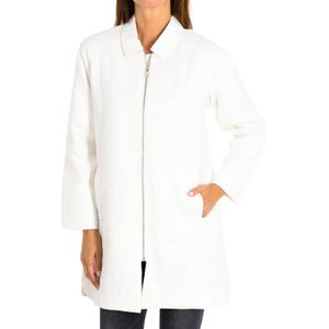 Jas 9063 vrouw met lange mouwen en lange snit