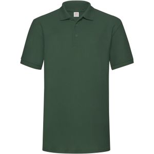 Fruit of the Loom Heren 65/35 Zwaargewicht Poloshirt (Fles groen)