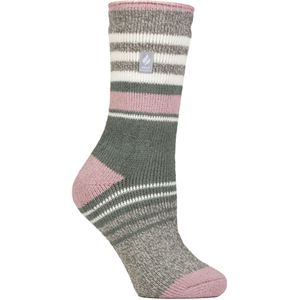 Dames Winter Gevarieerd Streep Patroon Thermosokken voor Winter