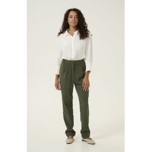 Casual broek Relaxed fit green