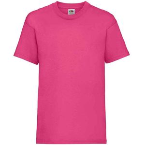 Fruit of the Loom Kinder/Kids Waardevol T-Shirt (Fuchsia)