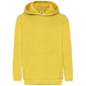 Fruit of the Loom Kinderen/Kinderen Classic Hooded Sweatshirt (Zonnebloem)