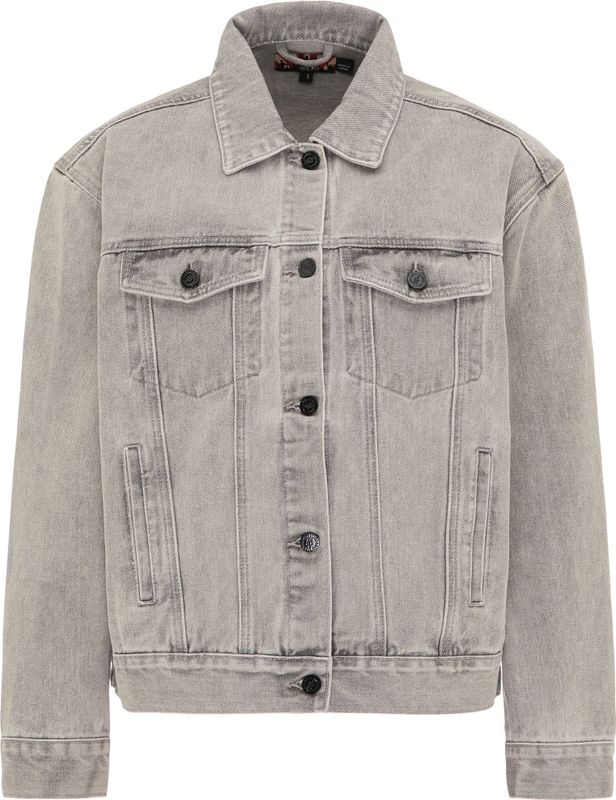 Mymo - Denim Jas - Grijs - Dames - Oversized