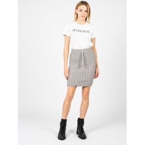 Pinko - Korte Rok - Grijs - Dames - Polyester