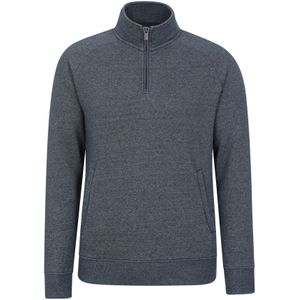 Mountain Warehouse Heren Bamburgh Trui met halve rits (Marine)