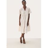 Jurk Relaxed fit Eggnog white