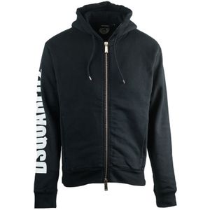 Dsquared2 Nieuwe Dan Fit Arm-logo zwarte hoodie