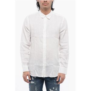 Linnen RADINIO-overhemd in wit