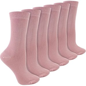 Dames 6-Pack Sokken van Bamboe en Merinowolmix