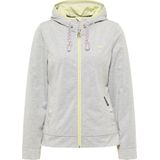 Schmuddelwedda - Tussenjas - Licht grijs melange - Functionele Jas - Licht geel