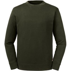 Russell Unisex Volwassenen Pure Organic Reversible Sweatshirt (Donkere Olijf) - Maat 3XL