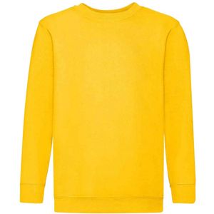 Fruit of the Loom Kids / Kinderen Klassieke Drop Schouder Sweatshirt (Zonnebloem)