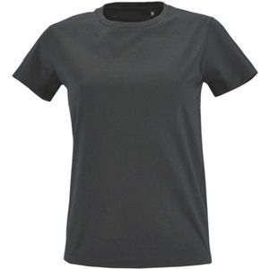SOLS Dames/dames Imperial Fit T-Shirt met korte mouwen (Donkergrijs)
