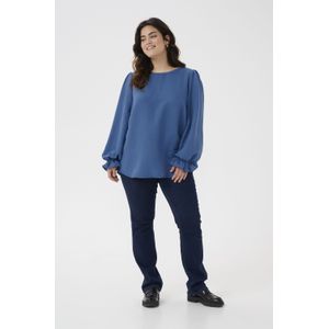 Blouse met lange mouwen Regular fit Ensign Blue