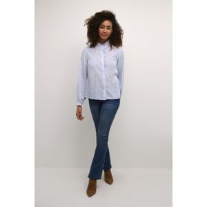 Cream - CRBisca - Blouse - Hemelsblauw/Wit - Lange Mouw