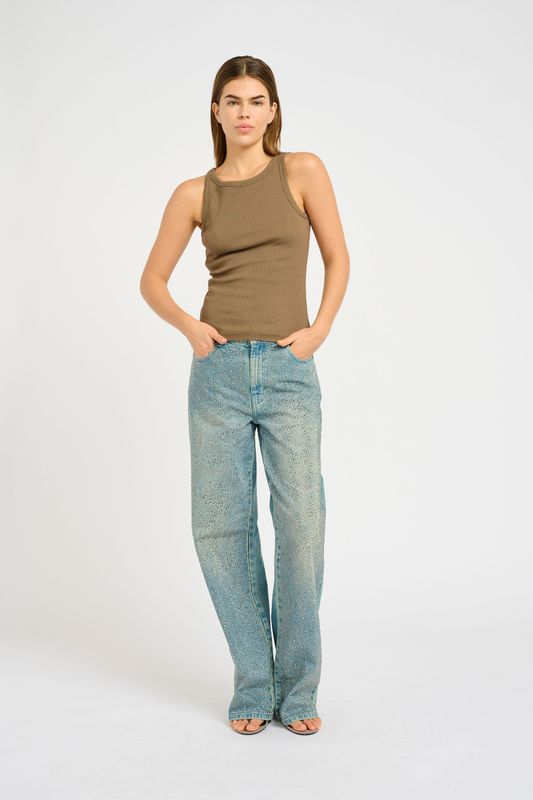 Jersey top Slim fit dark grey