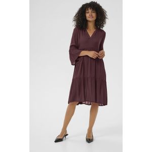 KAmarianah - A-shape - Jurk - Bordo