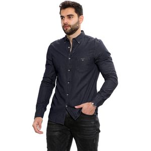 Gant - Regular Fit Overhemd - Zwart