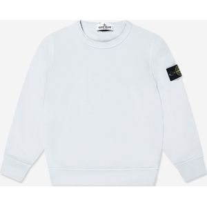 Stone Island Jongens Logo Sweatshirt in Blauw