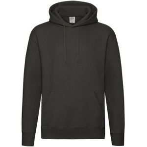 Fruit of the Loom Heren Premium Hoodie (Houtskool)