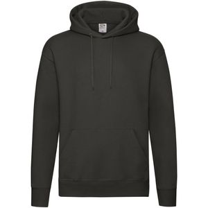 Fruit of the Loom Heren Premium Hoodie (Houtskool)