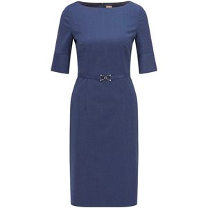 Boss Dames/Dames Dirusila Jurk (Blauw)