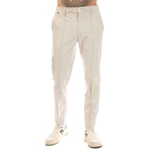 BOSS - P-Genius - Herenbroek - Wit - Slim Fit