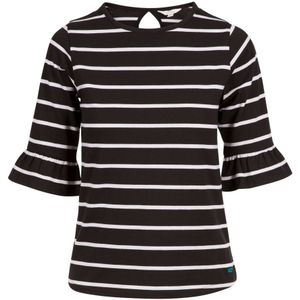 Trespass Dames/dames Hokku Contrast Gestreept T-shirt (Zwart/Wit) - Maat XS