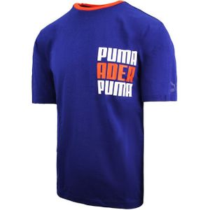 Puma x ADER - Korte Mouw Tee Crew Neck - Navy - Heren T-shirt