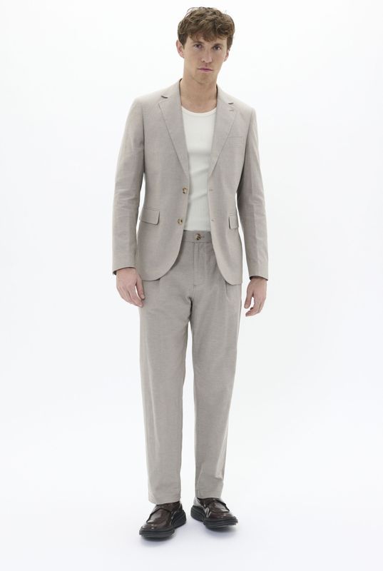 Blazer - Beige - Regular Fit