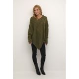 Poncho - Loose Fit - Donkergroen