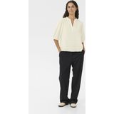 Blouse met korte mouwen KBAyo Classic fit white