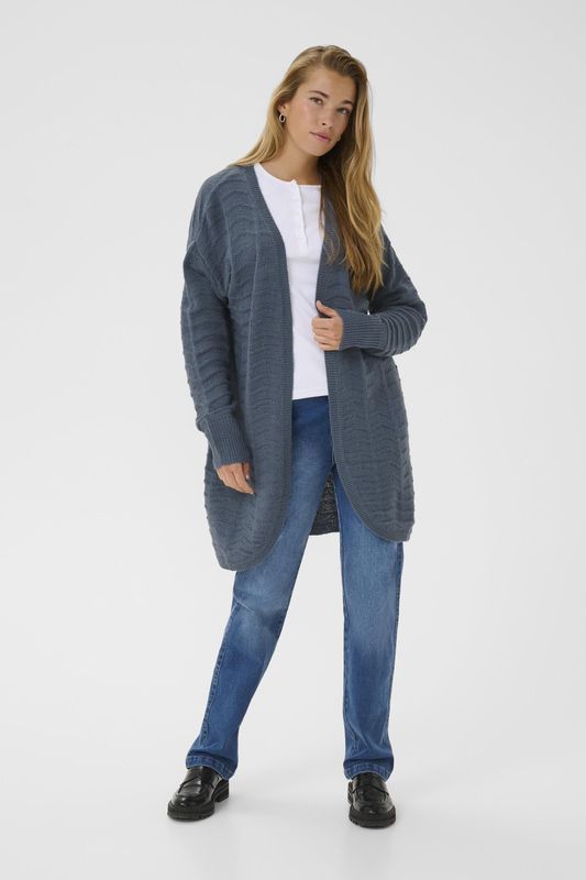 Vest - KAemria - Blauw - Regular Fit