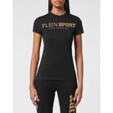 Plein Sport, Dames, Tops, Zwart, Maat: XS Katoen,