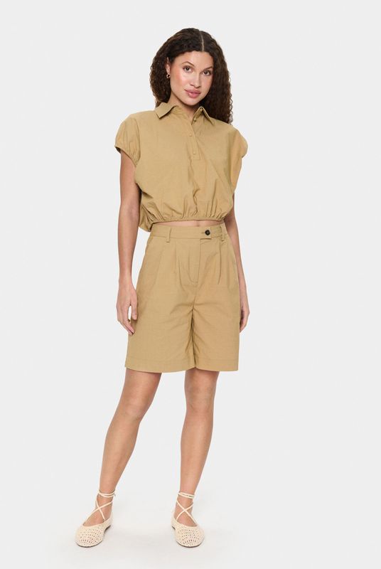 Short Regular fit Kelp beige