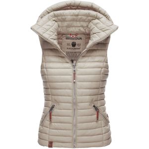 Navahoo Dames Gewatteerde Bodywarmer Shadaa – Lichte Weste met Afneembare Capuchon