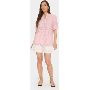 Blouse met korte mouwen GeleksaSZ Regular fit rose
