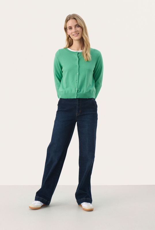 Vest - Effen - Knitwear - Ronde Hals - Lange Mouw