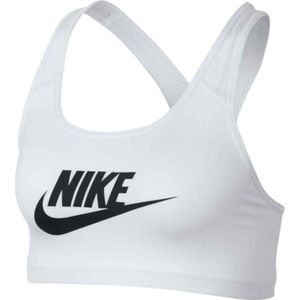 Nike Swoosh-logo witte trainingssportbeha