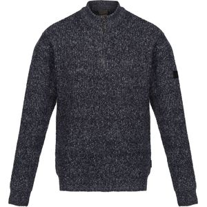 Regatta Heren Solomon Marl Gebreid Sweatshirt met Ritssluiting (Marine)