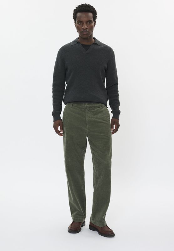 Casual broek MAChino Casual broek Loose fit green