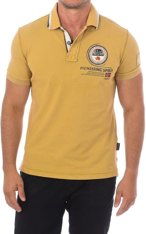 Napapijri - Poloshirt - Geel - Katoen