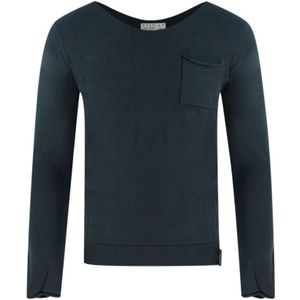 Jack and Jones premium Bryan marineblauwe trui met V-hals