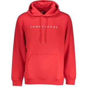 Tommy Hilfiger, Heren, Sweatshirts & Hoodies, Rood, Maat: M Katoen,