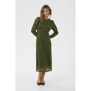 Jurk CRLulu Jurk Feminine olive