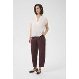 Kaffe - Krijt Blouse met V-Hals - Wit - Dames