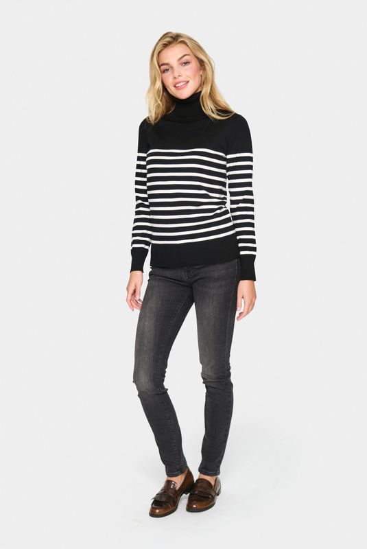 Coltrui Regular fit black white