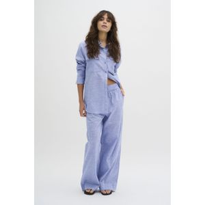 My Essential Wardrobe - Skye MW Wide Pant - Blauw - Broek