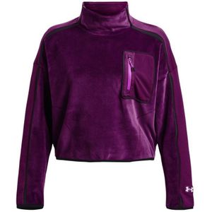 Under Armour UA Journey fleece top met opstaande hals voor dames, paars